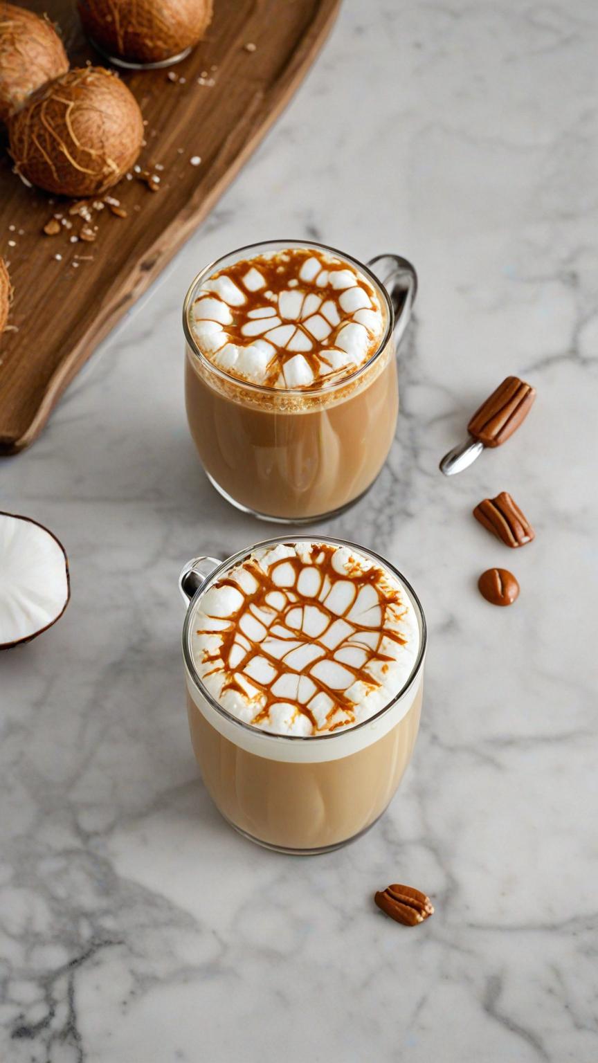 Vegan Coconut Caramel Macchiato