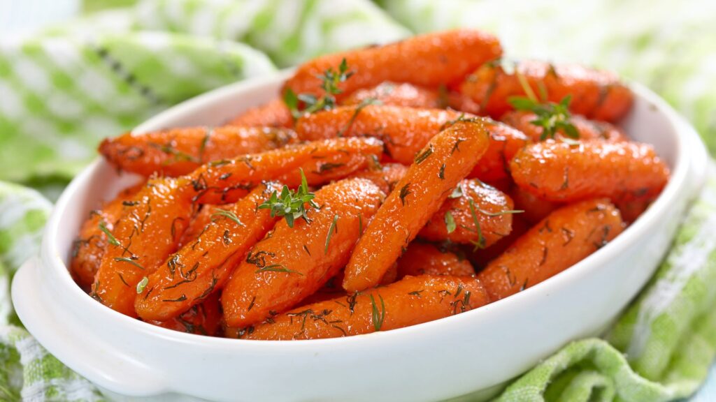 Maple-Glazed Roasted Carrots