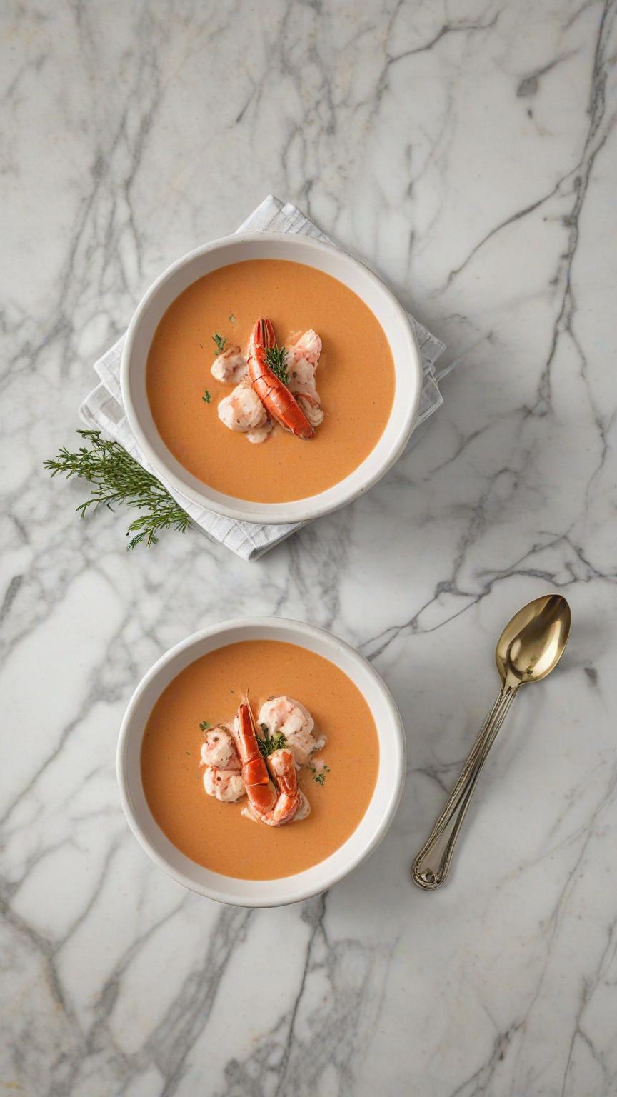 Low-Calorie Lobster Bisque Soup