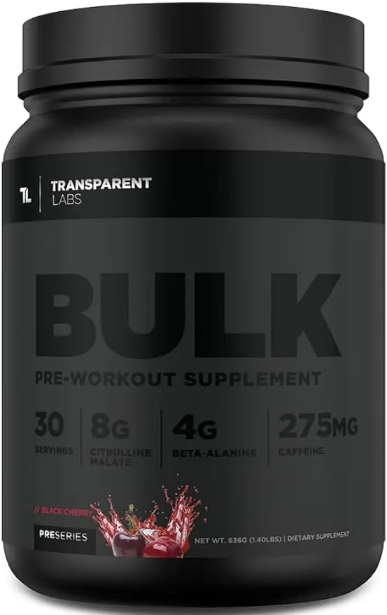 Transparent Labs Bulk Pre Workout