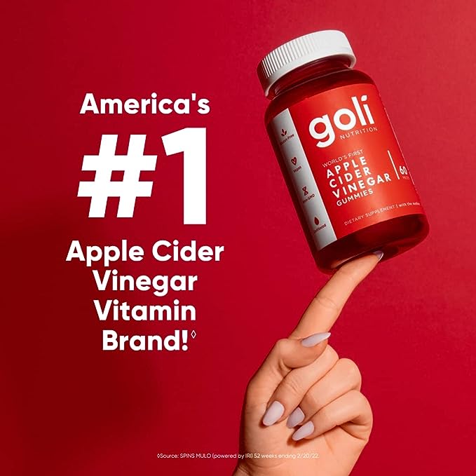 Designed to support digestion, enhance energy levels, and promote overall health, Goli Gummies are vegan, gluten-free, and made with real apples for a delicious flavor. Whether you're looking to support your wellness journey or simply enjoy a nutritious treat, Goli Apple Cider Vinegar Gummy Vitamins are a great addition to any lifestyle. Cellular ENergy Production Made with Vitamins B9 & B12 to help support Healthy Immune Function Made in the USA Apple CIder Vitamin Powder Promotes a Healthy Nervous System