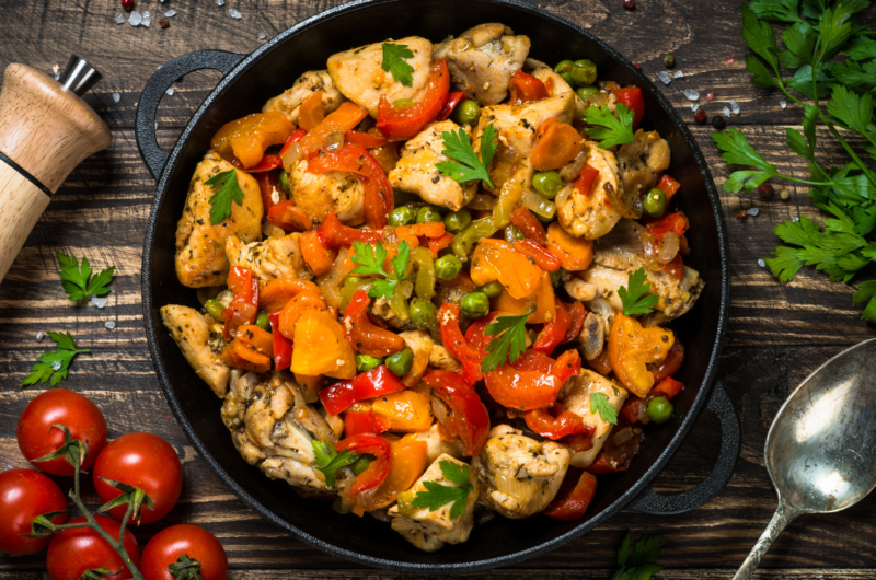 1. Keto Chicken Stir-Fry