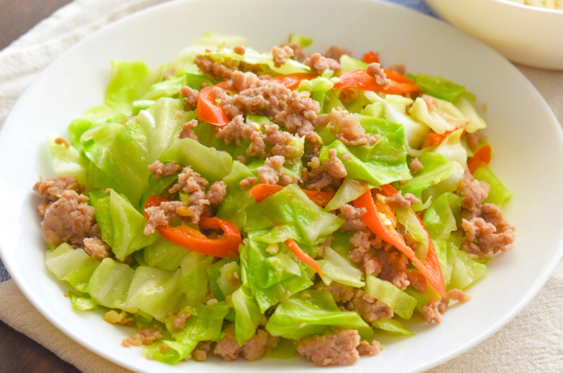 12. Cabbage and Ground Beef Stir-Fry