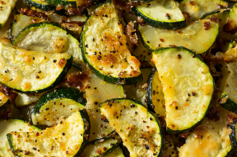 19. Baked Parmesan Crusted Zucchini