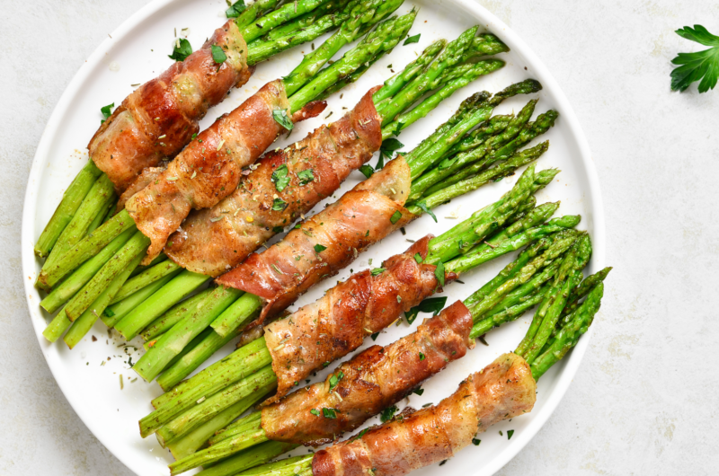 7. Bacon-Wrapped Asparagus