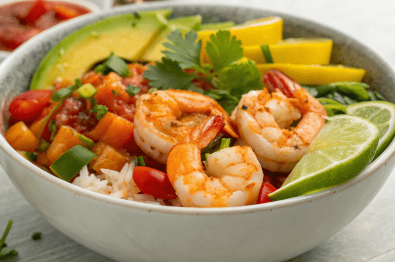 Chili-Lime Shrimp Bowl